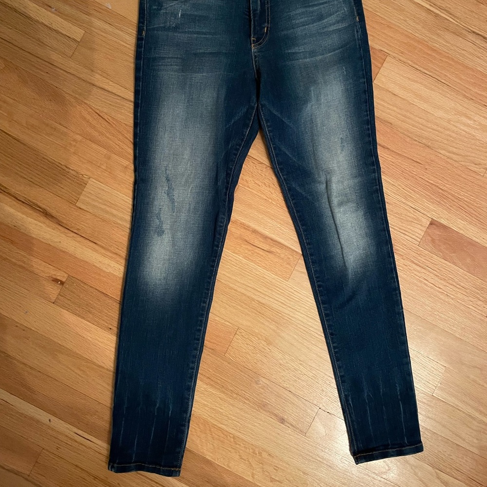 FLYING MONKEY dark/light wash skinny jeans